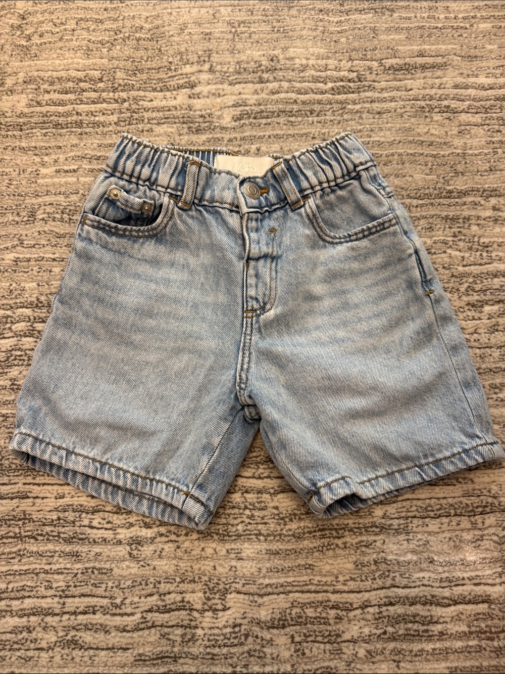 Light Wash Kids Denim Shorts - Unbranded